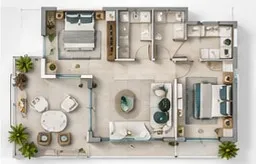 Plattegrond Apartamento A