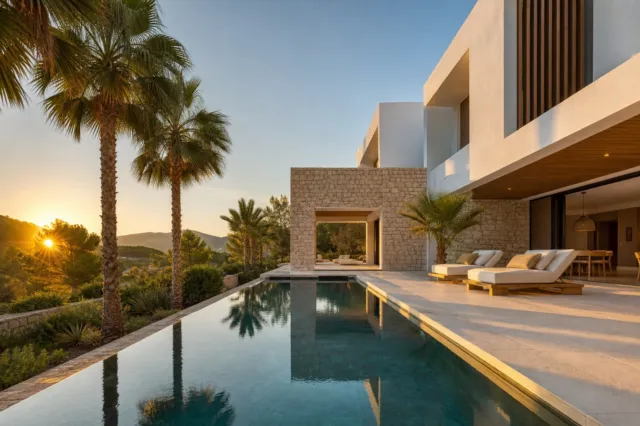 Villa en construcción con vistas panorámicas al mar en Benahavís — фото 2