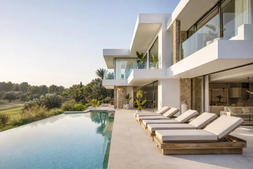 Villa contemporánea con vistas al mar en Malaga